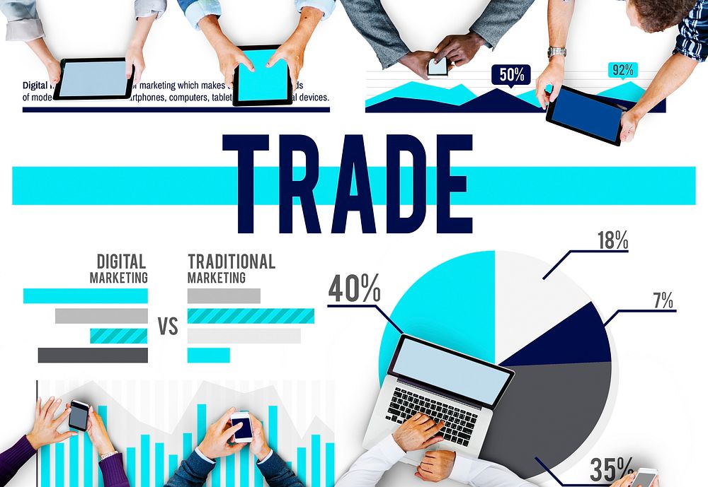 Trade Commerce Merchandise Marketing Concept
