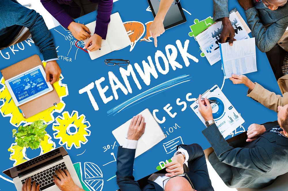 Teamwork Team Collaboration Connection Togetherness | Free Photo - rawpixel