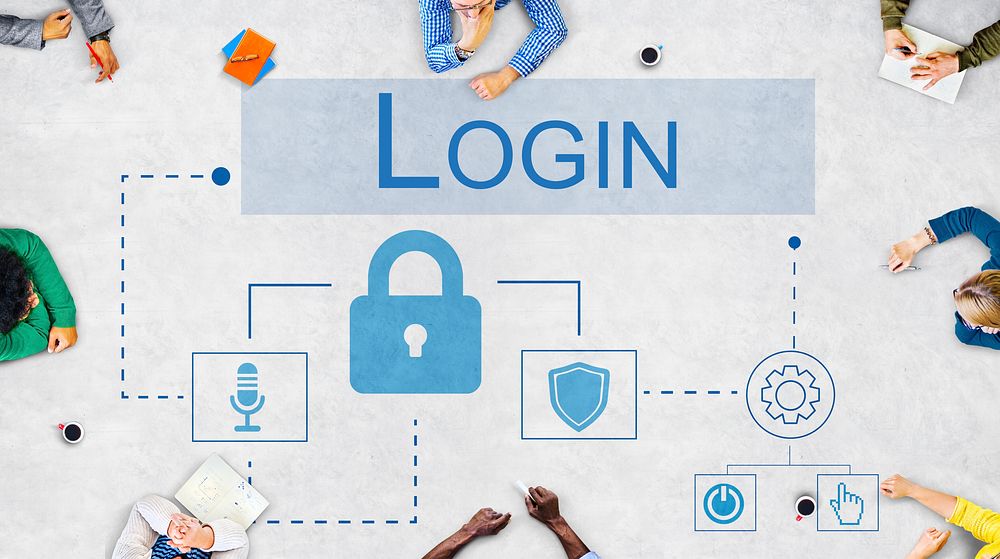 Login Accessible Password Authorized Permission Concept
