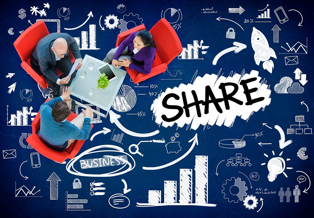Share Sharing Connection Online Communication Networking Concept