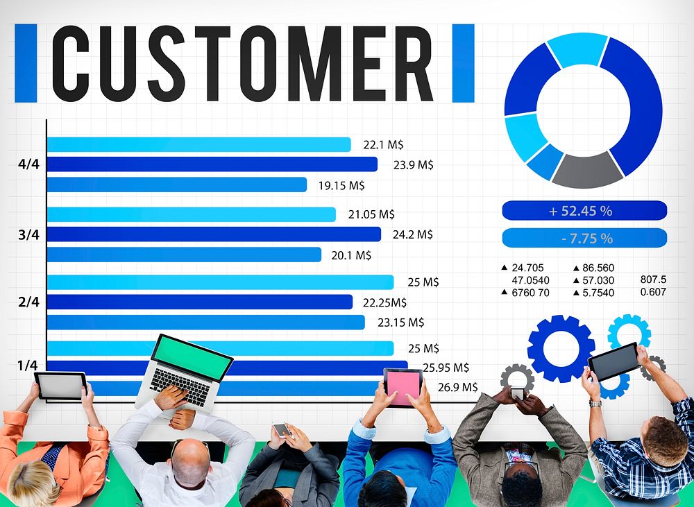 Customer Market Business Corporate Target Concept