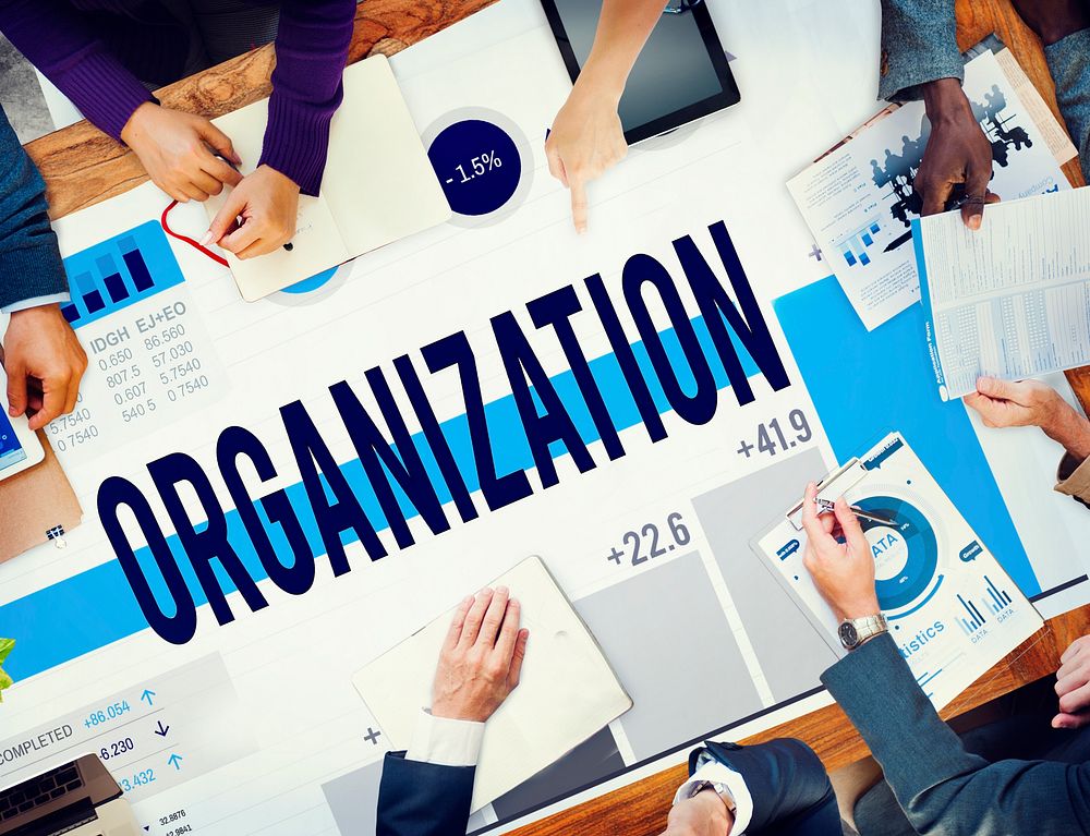 Organization Management Network Corporate Connection Concept