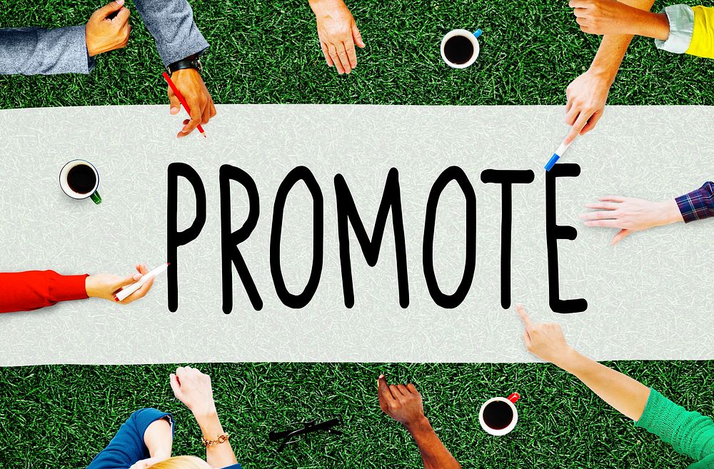 Promote Commerce Announcement Marketing Product Concept
