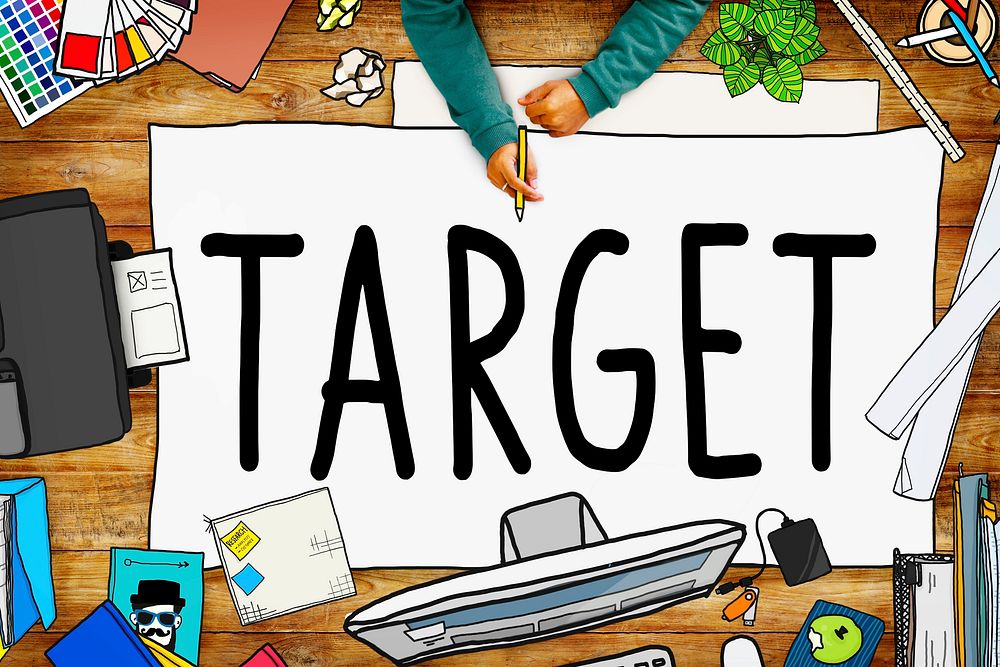 Target Aim Goal Marketing Mission Aspiration Concept