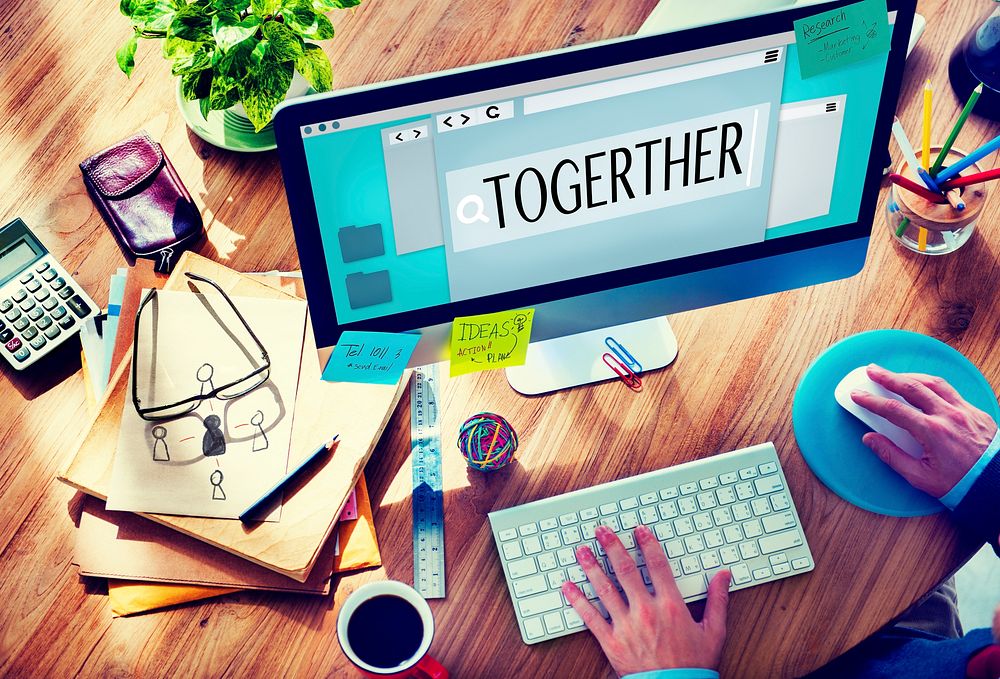 Together Variation Unity Togetherness Searching  Office Concept