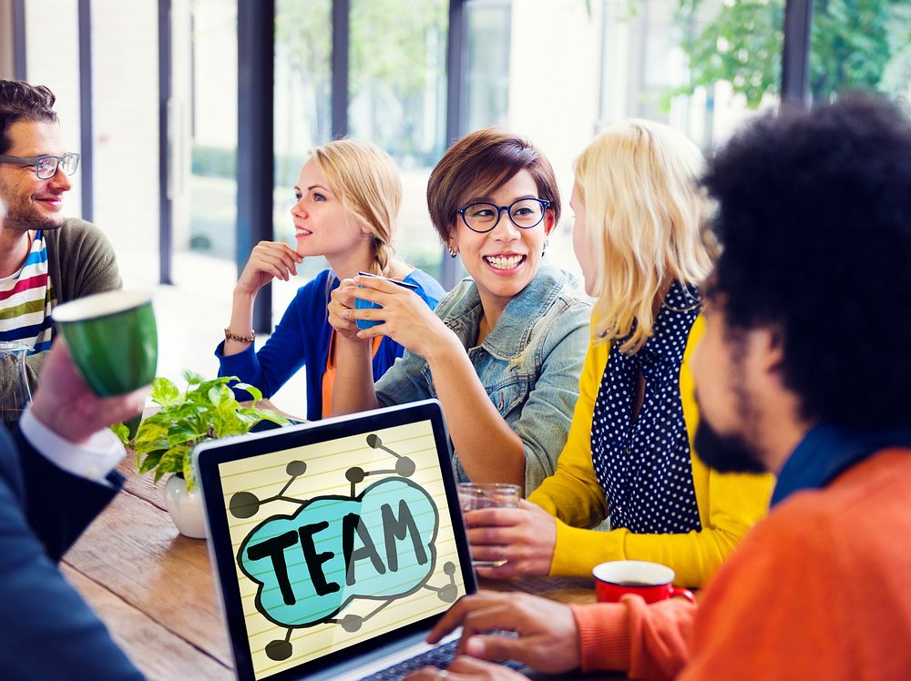 Team Teamwork Support Collaboration Group Togetherness Concept