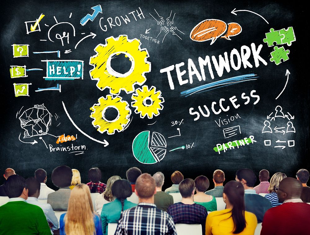 Teamwork Team Together Collaboration People Meeting Learning Concept
