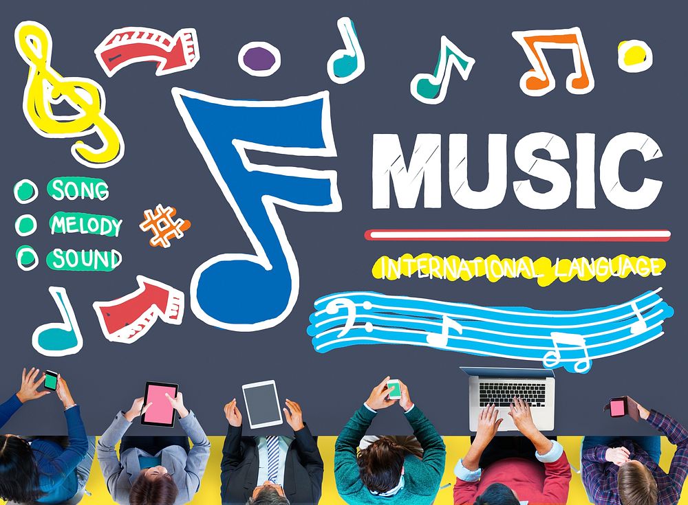 Music Notes Song Entertainment Media Concept