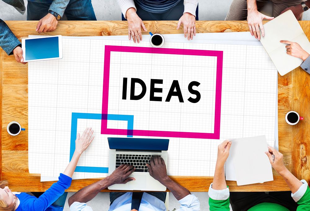 Brainstorming Teamwork Thinking Office Ideas Concept