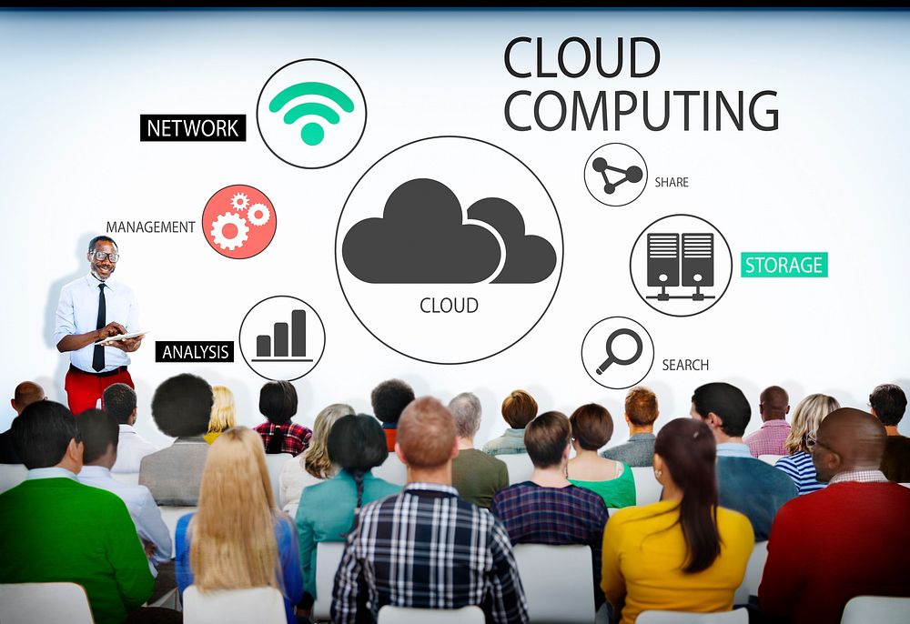 Group of People in Cloud Computing Seminar