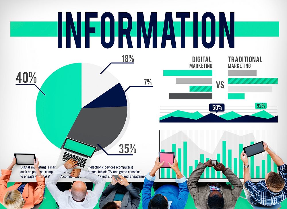 Information Data Facts FAQs Results Concept