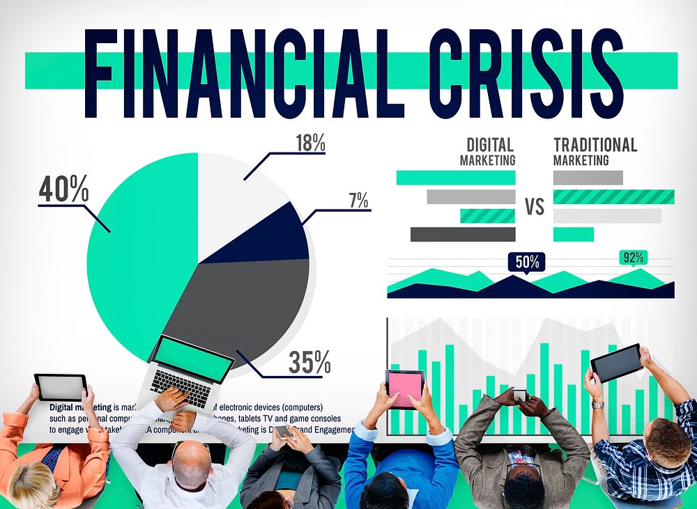 Financial Crisis Finance Stock Market Business Concept