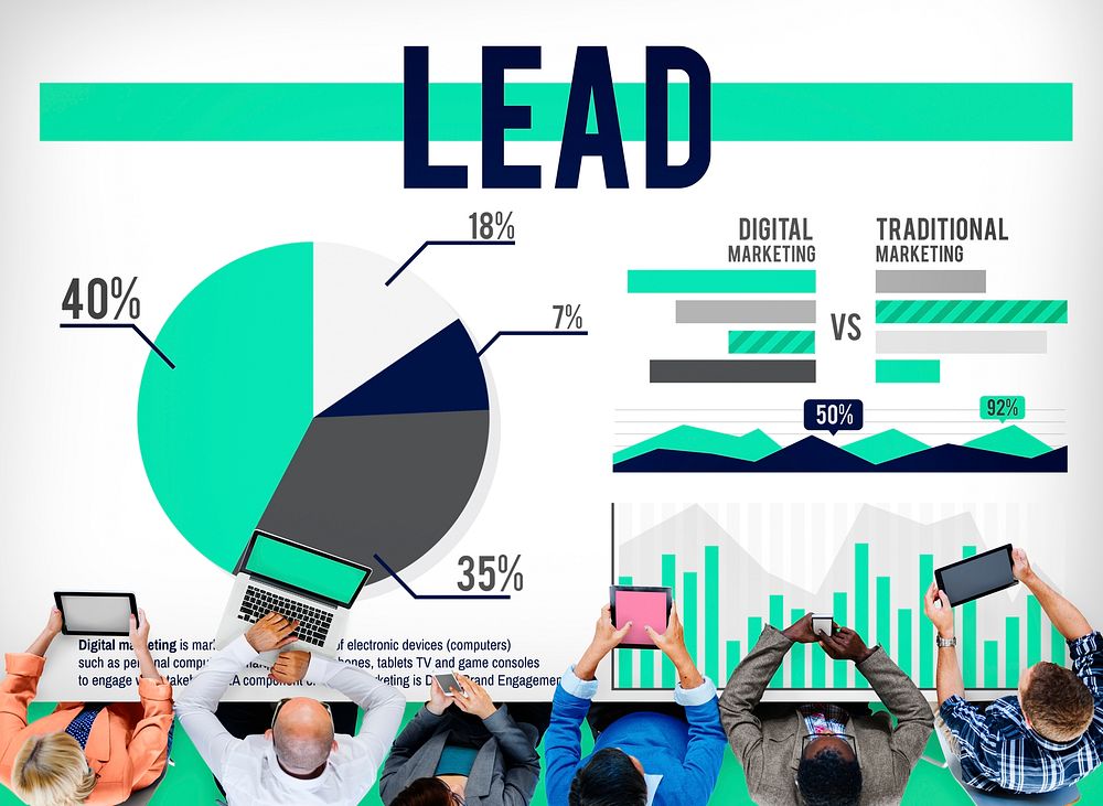 Lead Leadership Management Business Marketing Concept