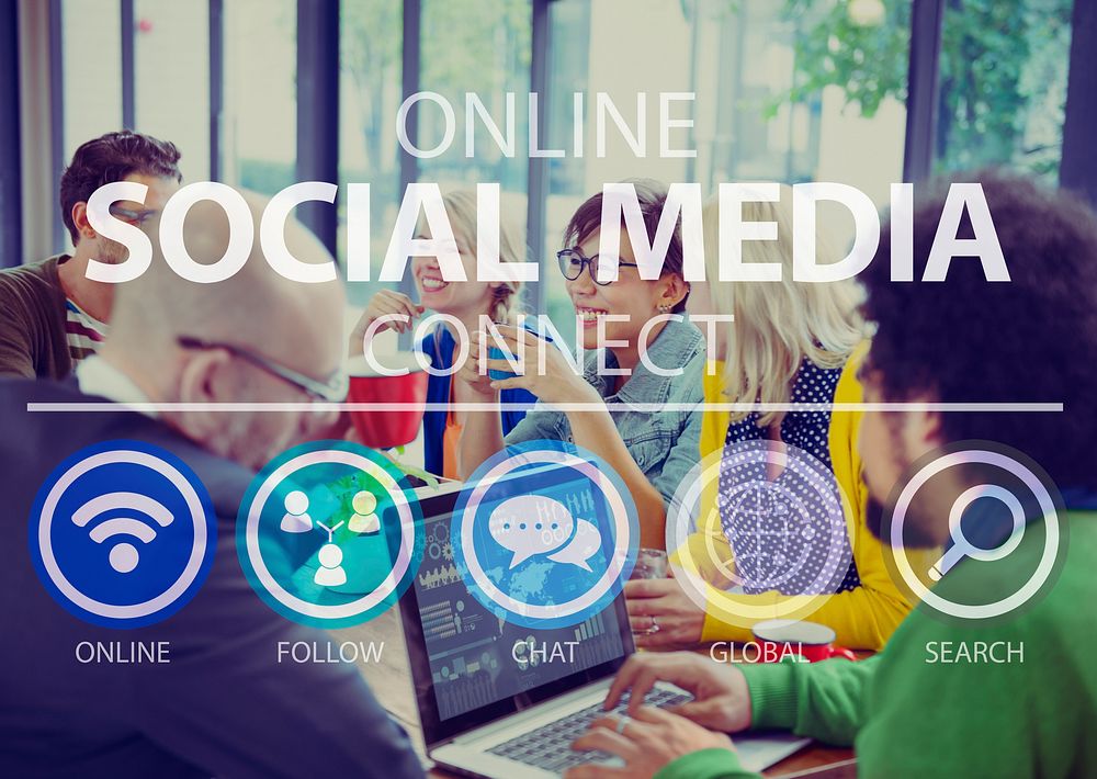 Online Social Media Networking Connnect Internet Concept