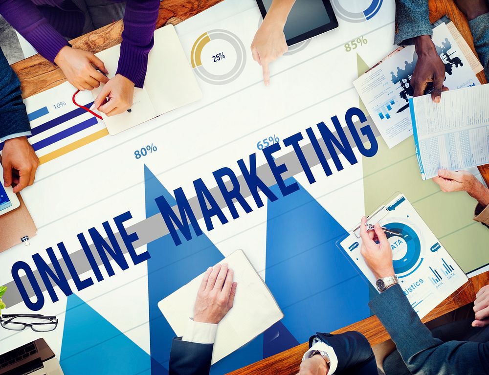 Online Marketing Internet Advertising Branding Concept