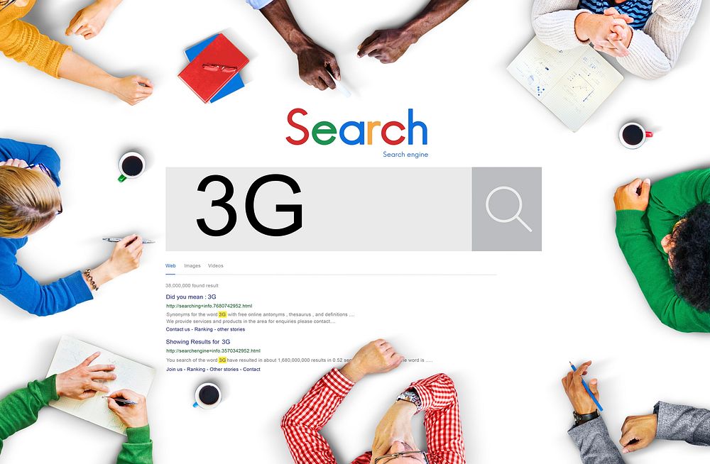 3G Technology Word Searching Discover Concept