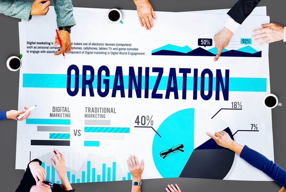 Organization Company Business Group Management Concept