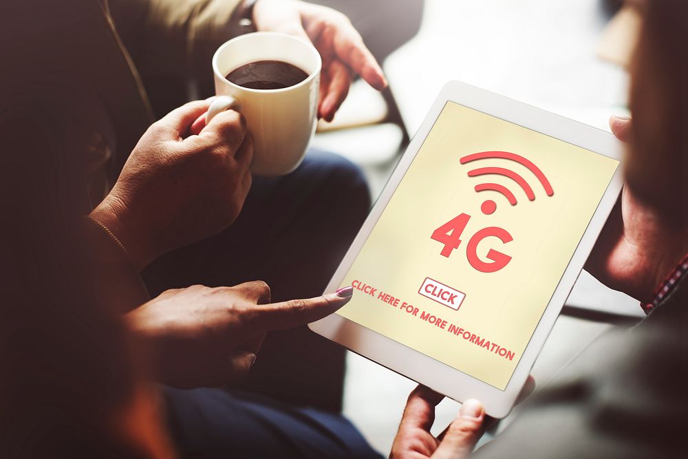 4G Wireless Online Technology Wifi Network Concept
