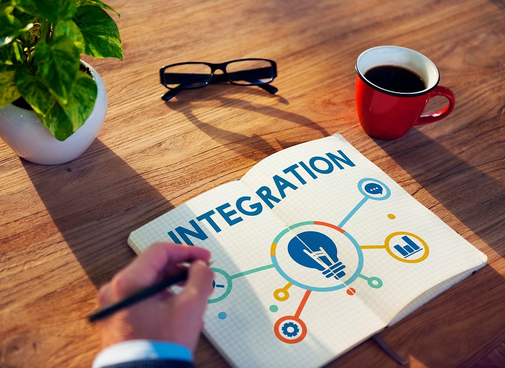 Interaction Integration Company Strategy Concept