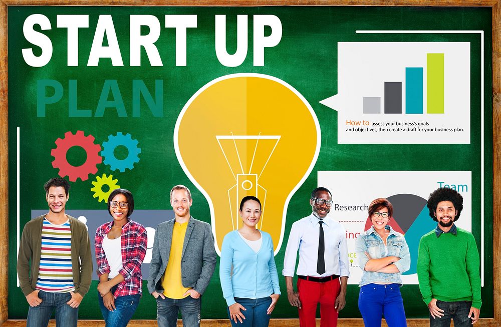 Start Up Launch Business Ideas Plan Creativity Concept