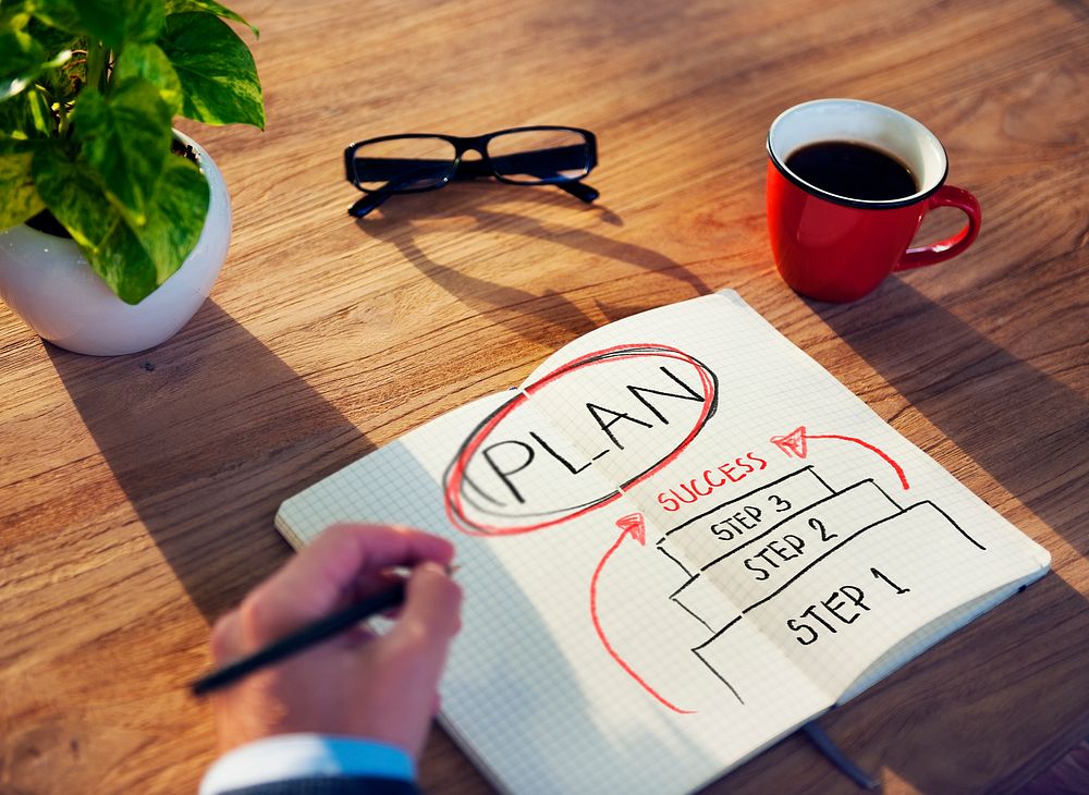 Business Plan Success Strategy Planning Working Concept