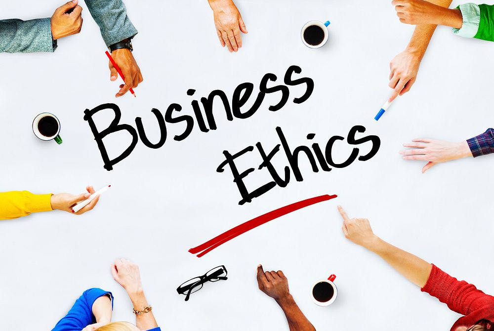 People Working and Business Ethics Concept