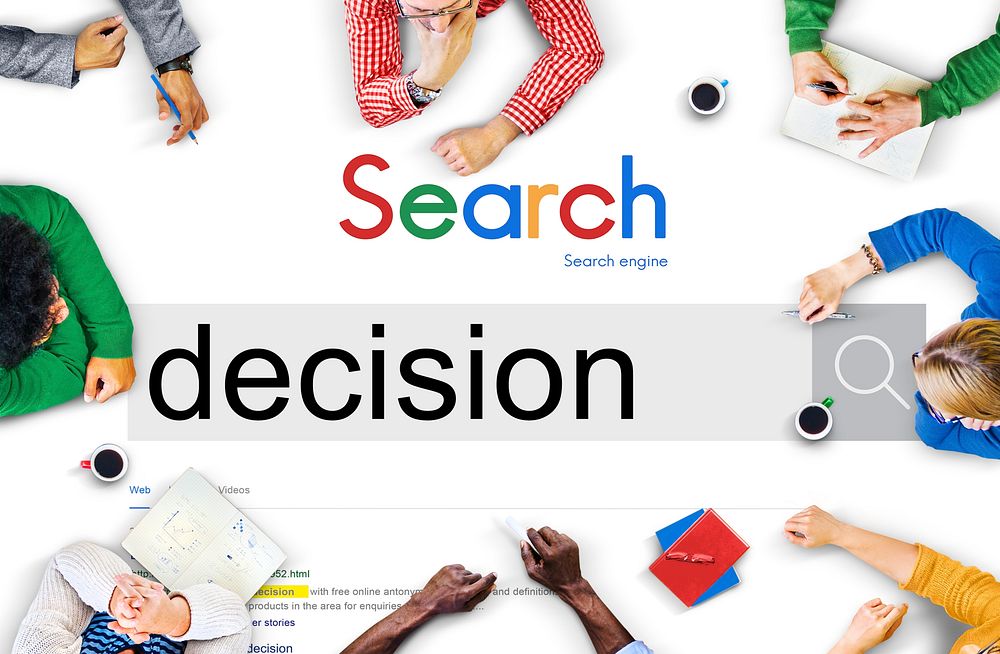 Decision Decide Deciding Determination Opportuity Concept