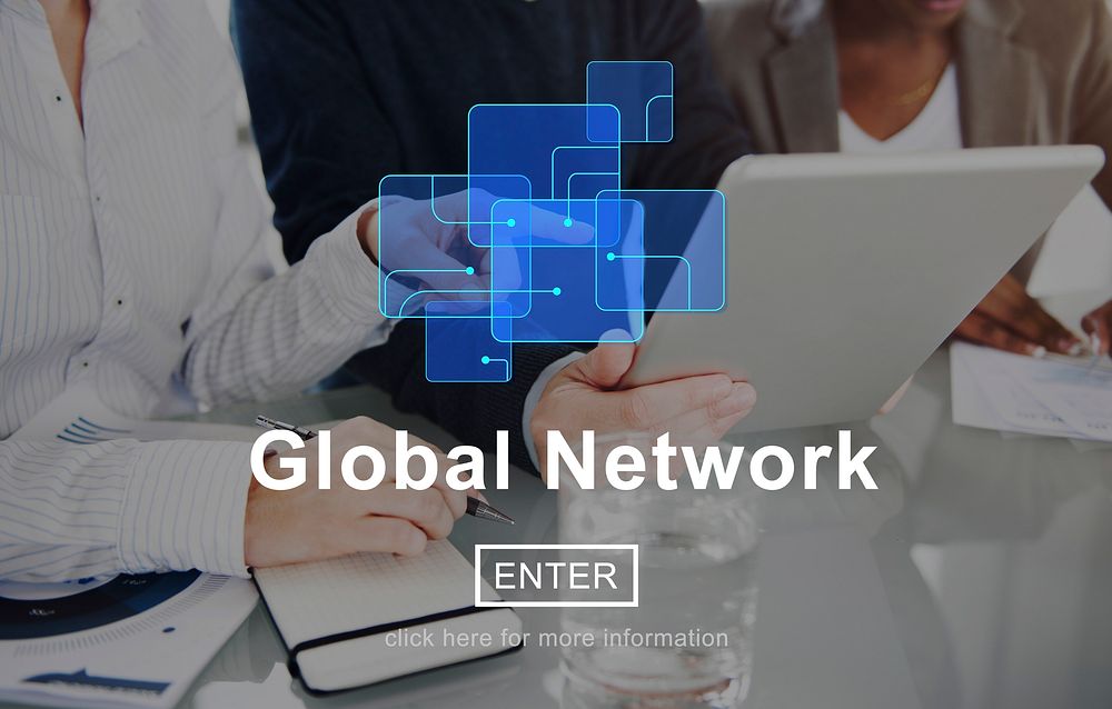 Global Network Connection Social Network Technology Internet Concept