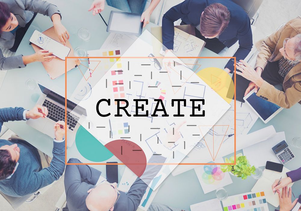 Create Creative Thinking Ideas Imagination Innovation Concept