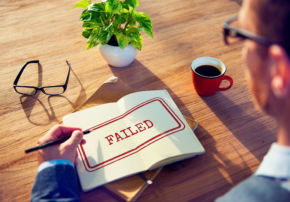 Failed Break Down Fiasco Failure Failure Concept