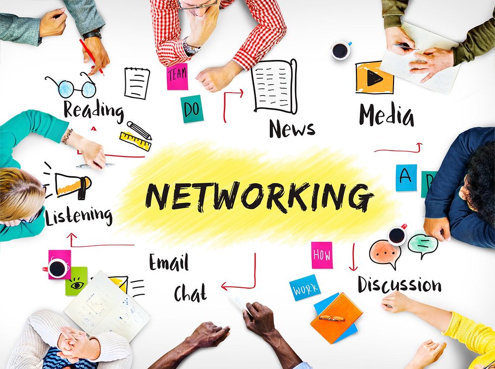 Networking Social Media Connecting Online Concept