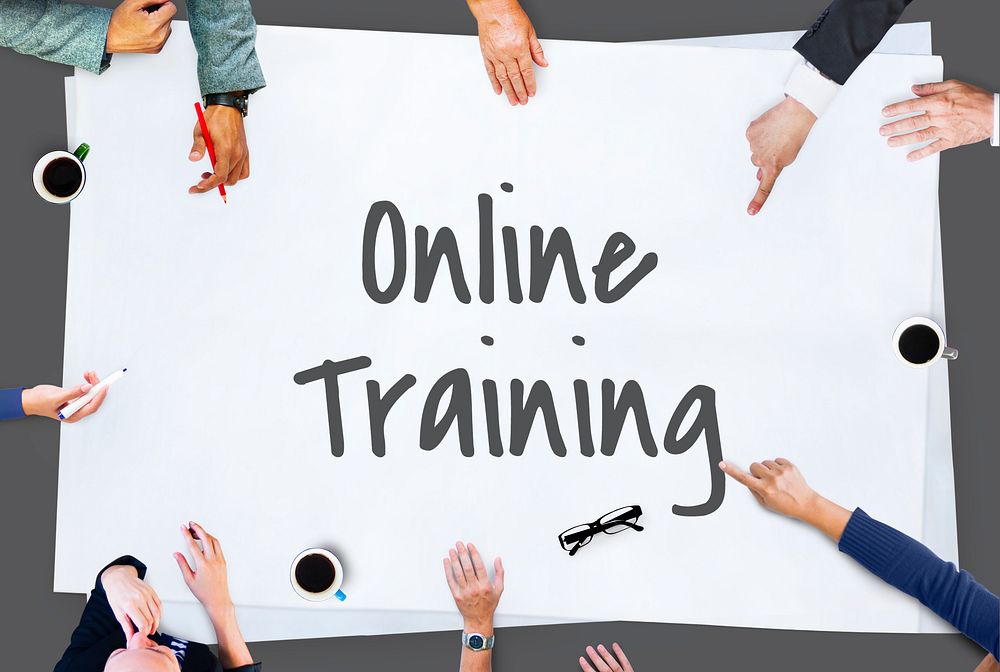 Online Training Education E-Learning Networking Globalization Concept