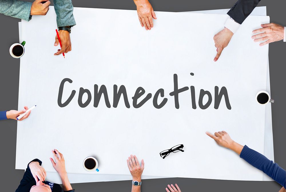 Connection Corporate Teamwork Collaboration Concept