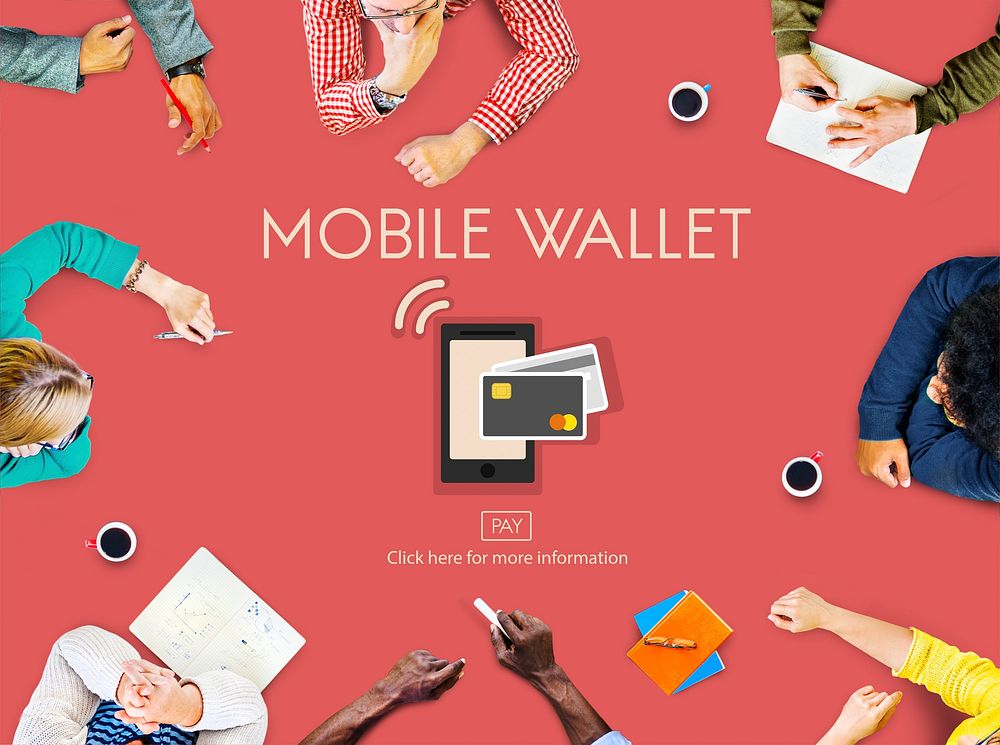 Online Banking Mobile Wallet E-banking Concept