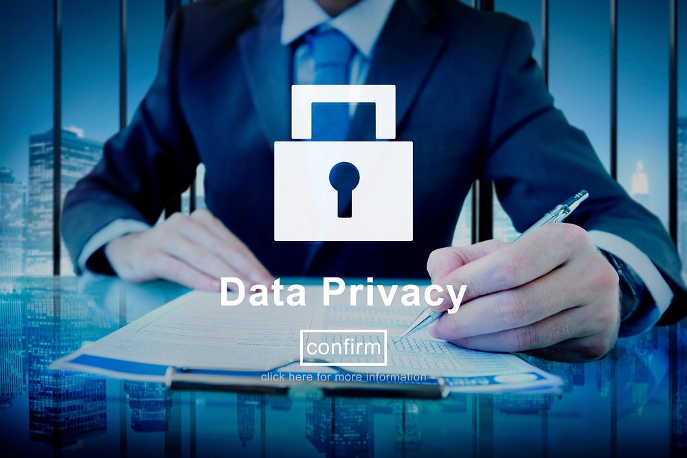 Data Privacy Protection Policy Technology Legal Concept