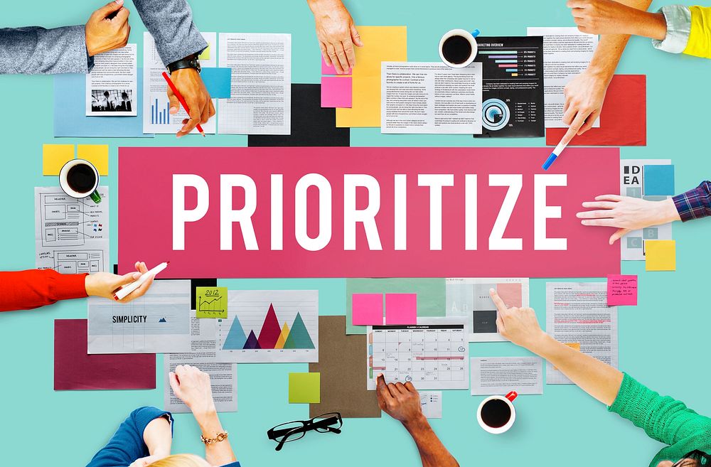 Prioritize Efficiency Expedite Importance Issues Concept
