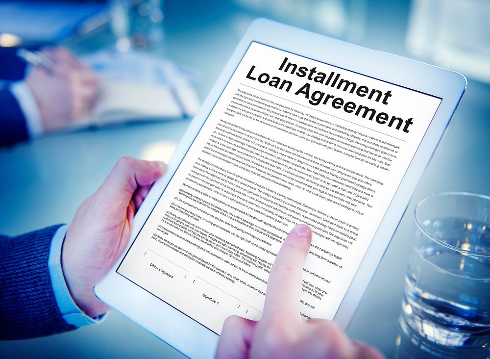 Installment Loan Agreement Credit FInance Debt Concept