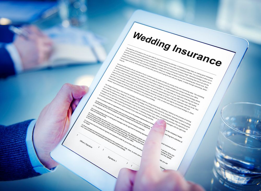 Wedding Insurance Purchase Sales Agreement Concept