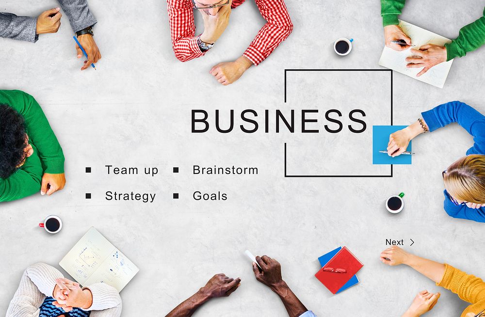 Business Startup Strategy Goals Concept