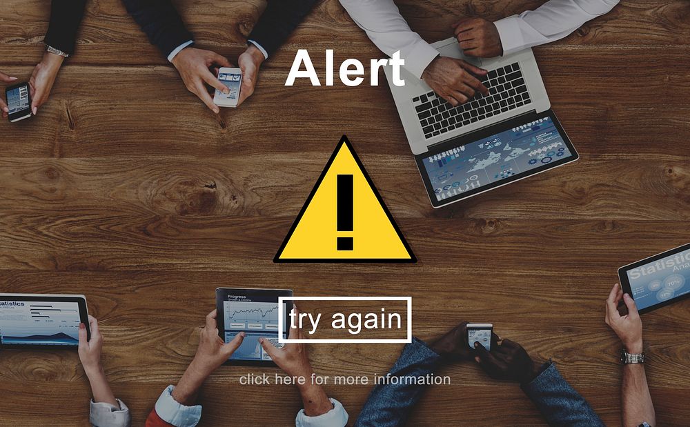 Alert Warning Sign Icon Concept