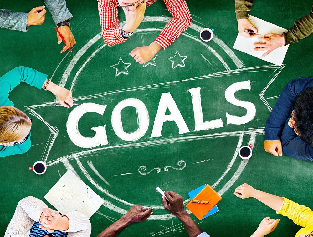 Goal Aspiration Expectation Encourage Dreams Concept