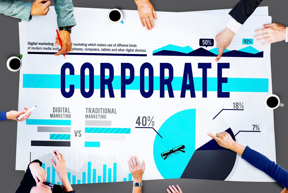 Corporate Business Professional Marketing Concept