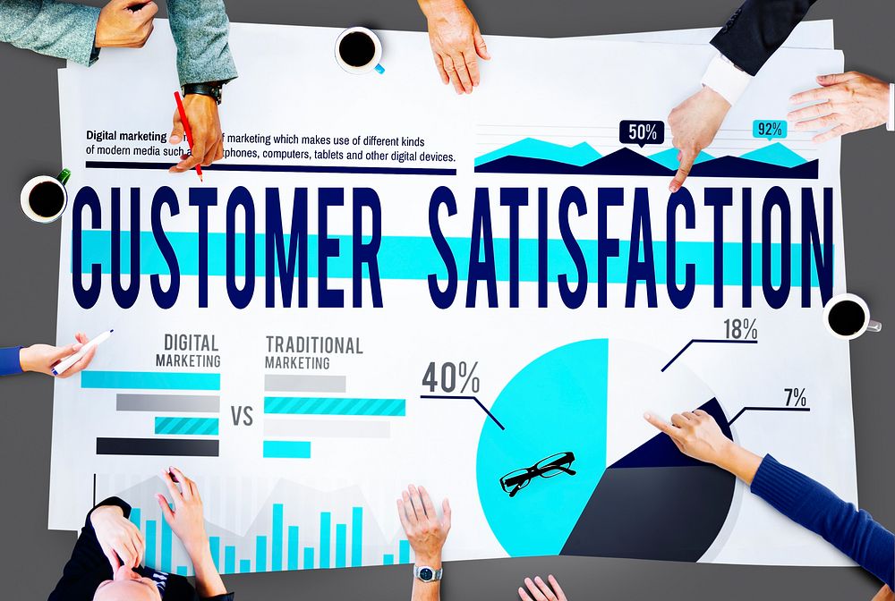 Customer Satisfaction Service Help Strategy Marketing Concept