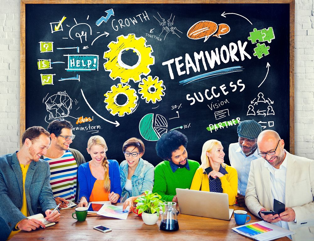 Teamwork Team Together Collaboration People Education Learning Concept