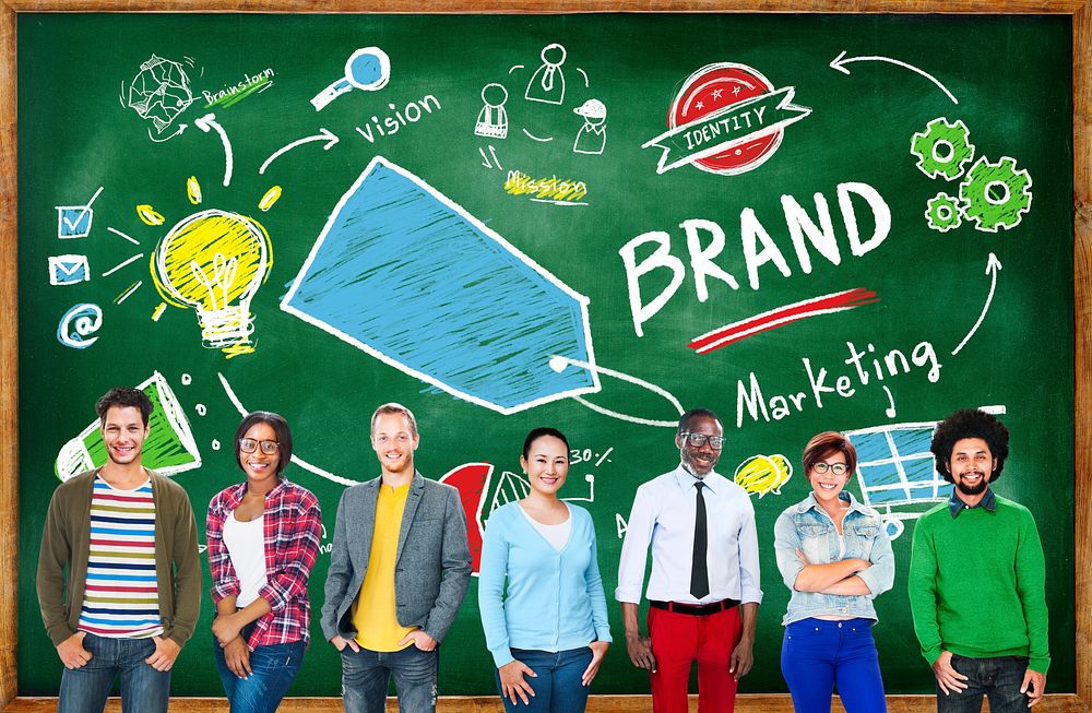 Diverse People Togetherness Team Marketing Brand Concept
