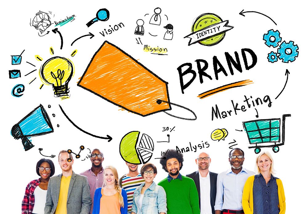 Diverse People Togetherness Team Marketing Brand Concept