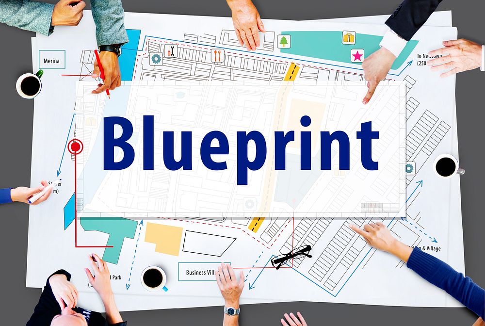 Blueprint Architecture Engineering Detailed Concept