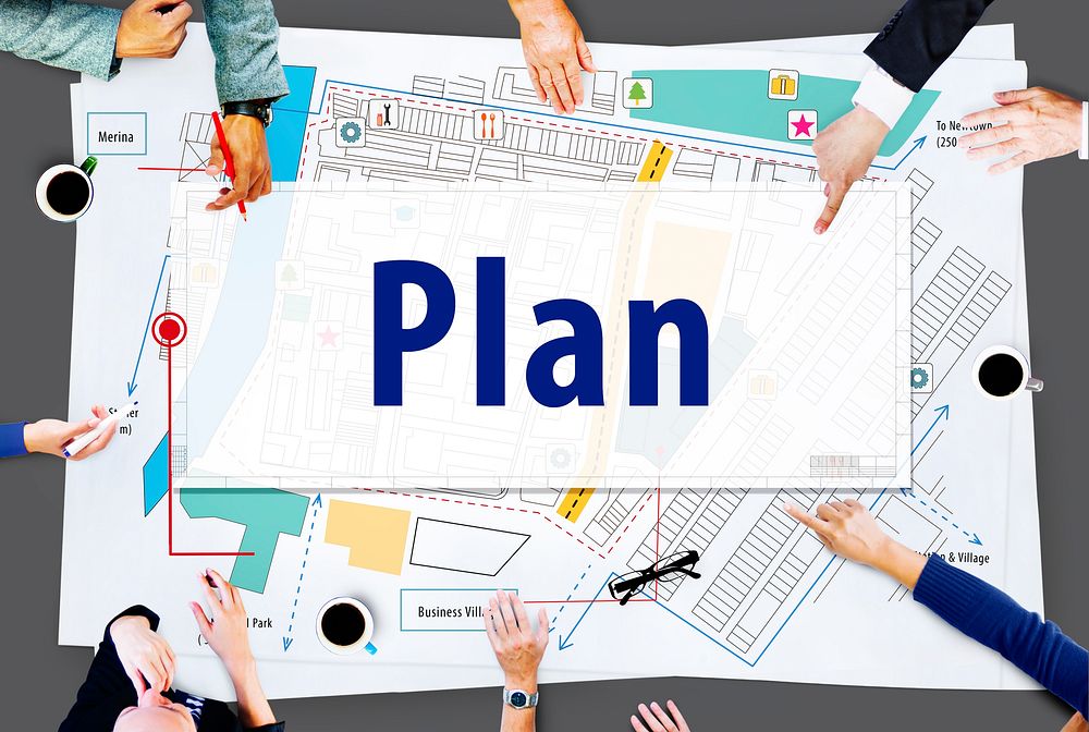 Plan Strategy Vision Tactics Design Planning Concept