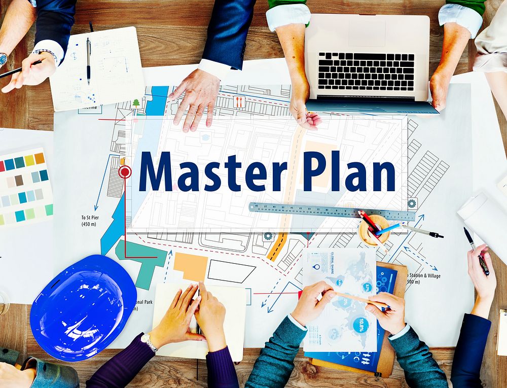 Master Plan Strategy Vision Tactics Design Planning Concept