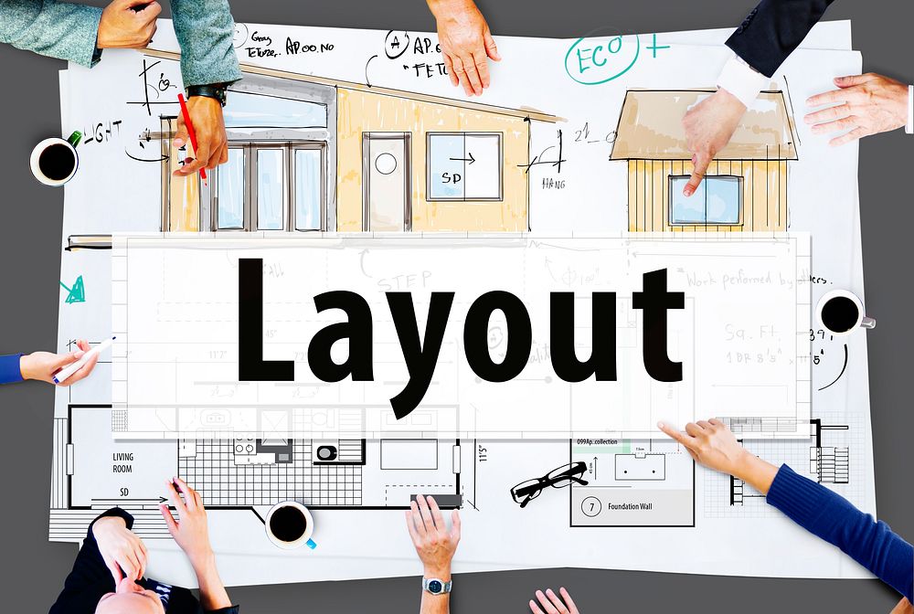 Layout Blueprint Design Consturction Editing Concept